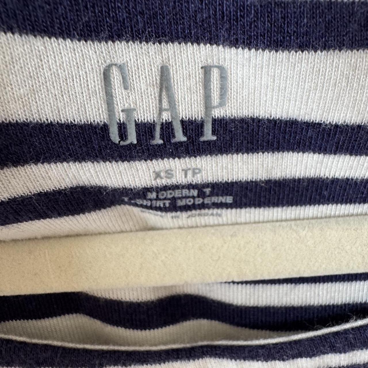 Striped boatneck fitted tee (XS)