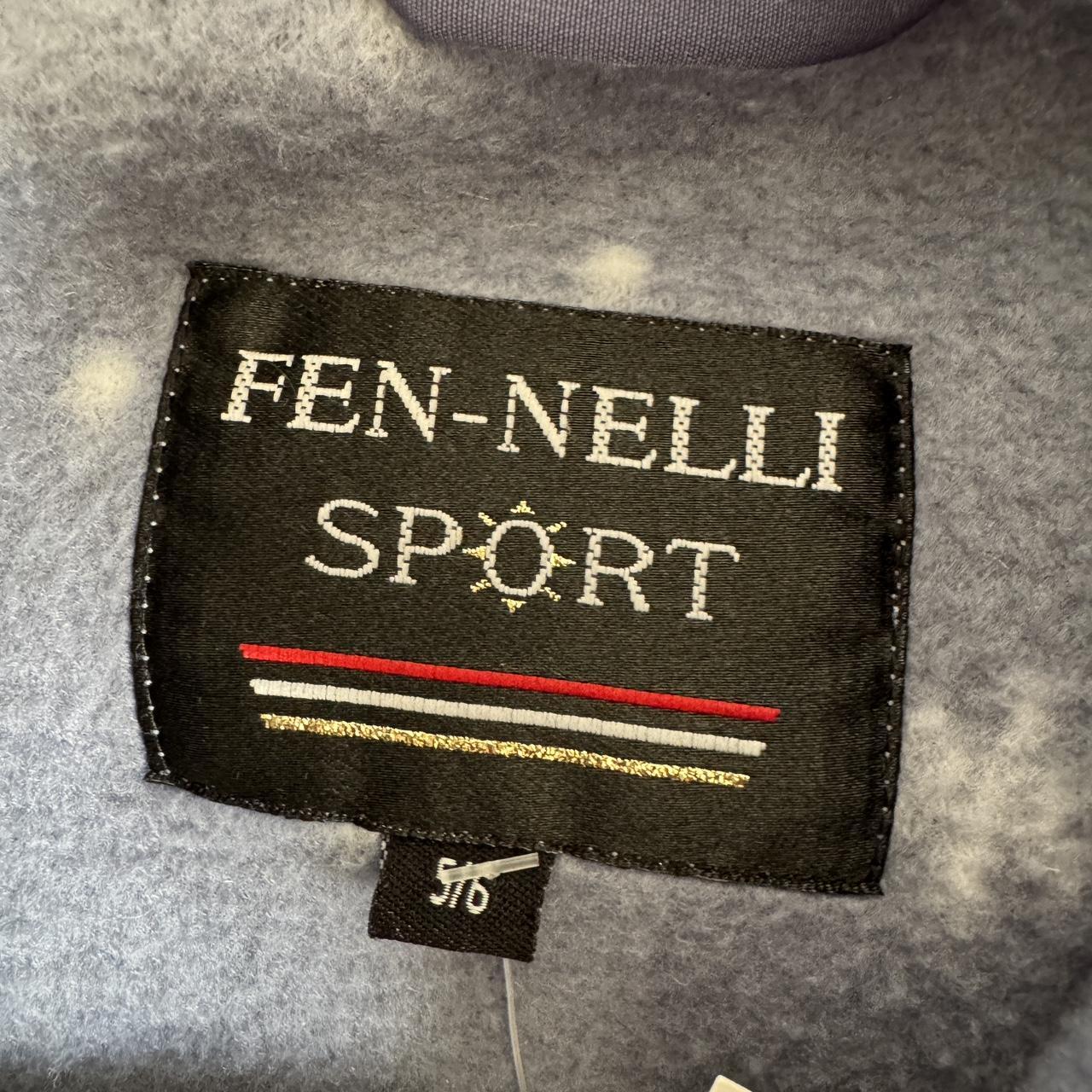 Blue snowflake fleece zip up (M)