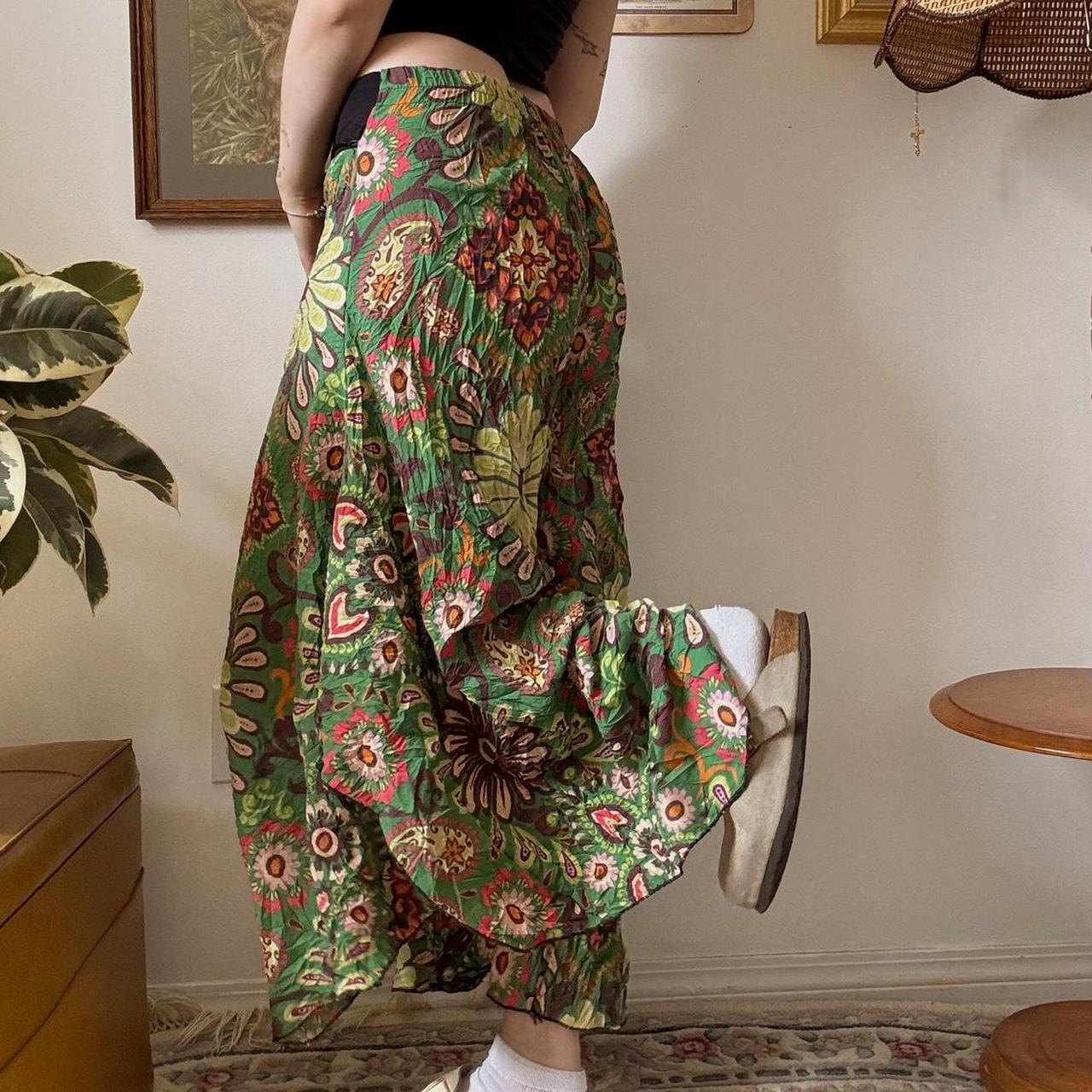Floral boho wide leg pants (S-L)