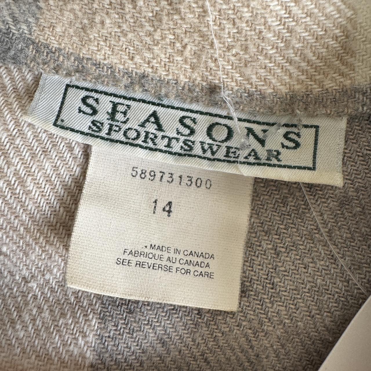 Cozy light birch flannel button up (L)