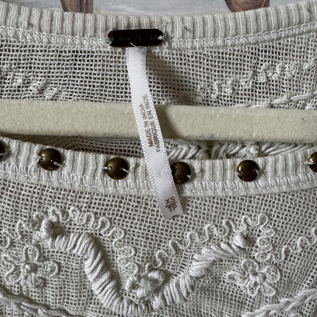 Knitted lace top (XS)