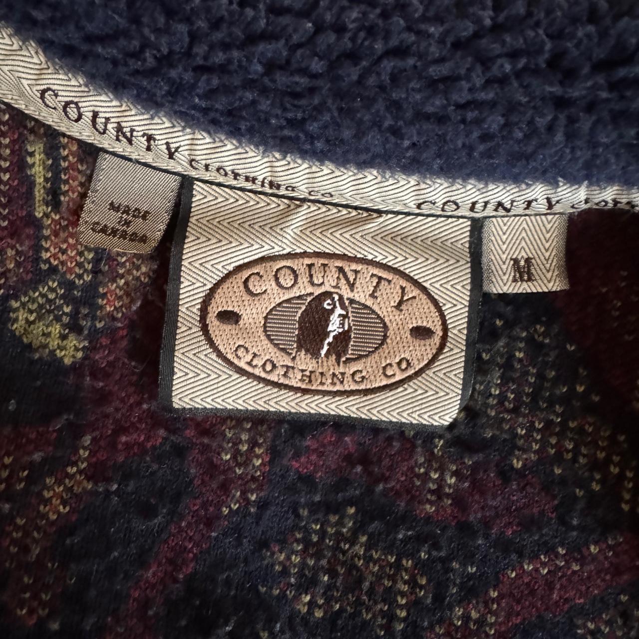 Tapestry print fleece jacket (M)