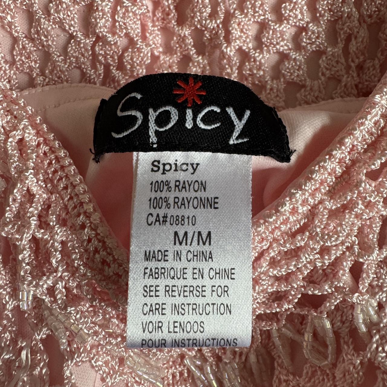 Pink crochet fairy top (XS)