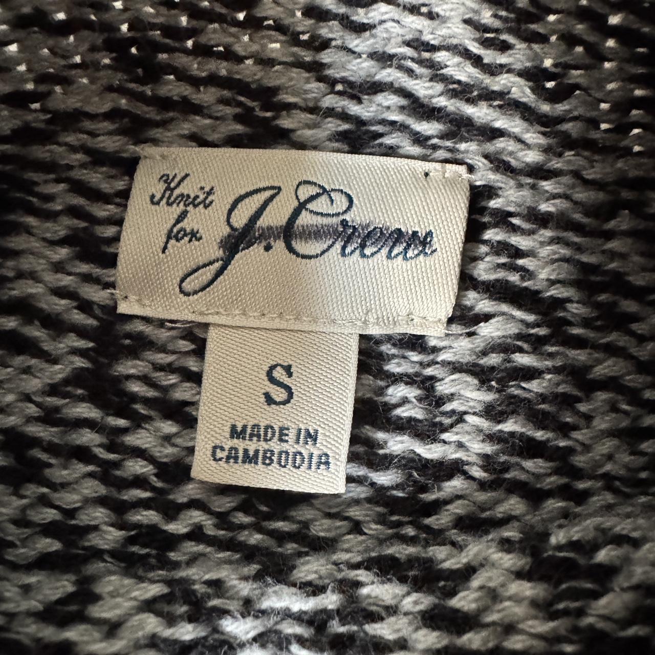 Roll neck cotton sweater (S)