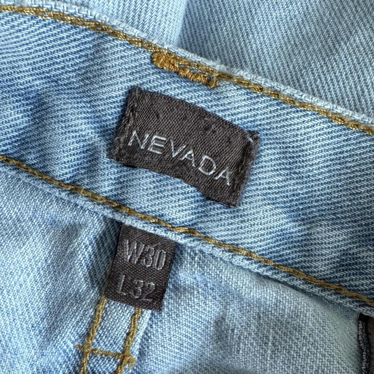 90s light wash denim shorts (30")