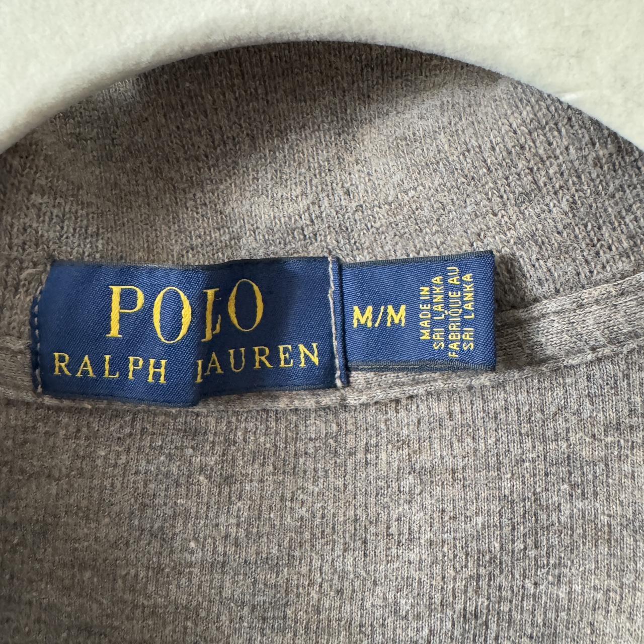 Brown Ralph Lauren quarter zip (M)