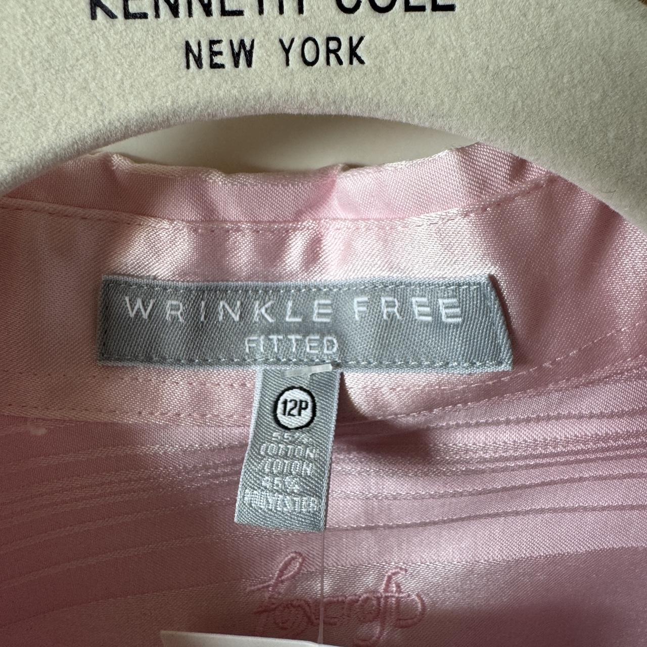 Soft pink button up (M)