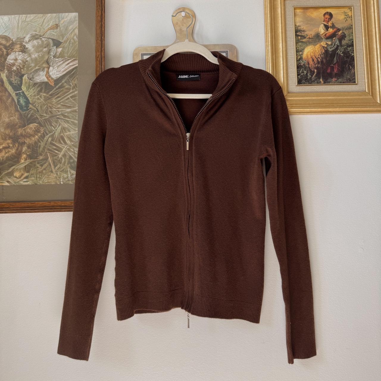 Chocolate Y2K super soft knit (S)