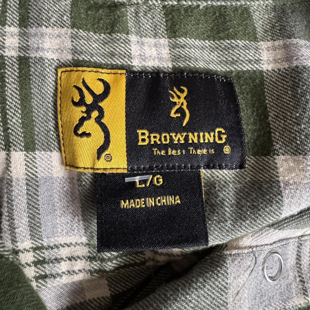 Forest green flannel (M)