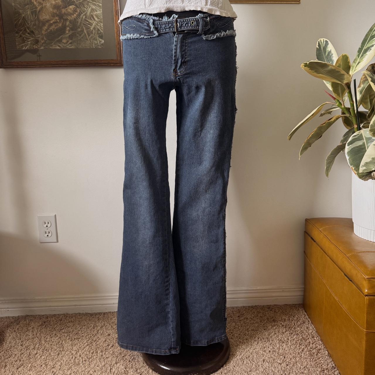 Low rise y2k flare jeans (S)