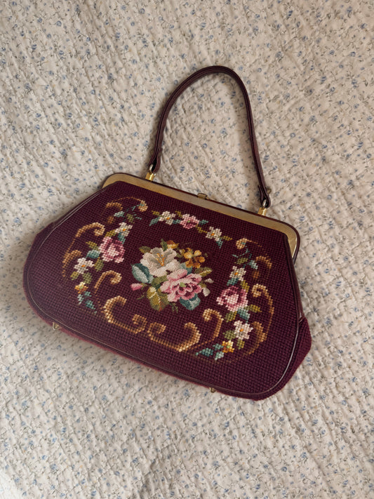 Vintage needlepoint bag ✨