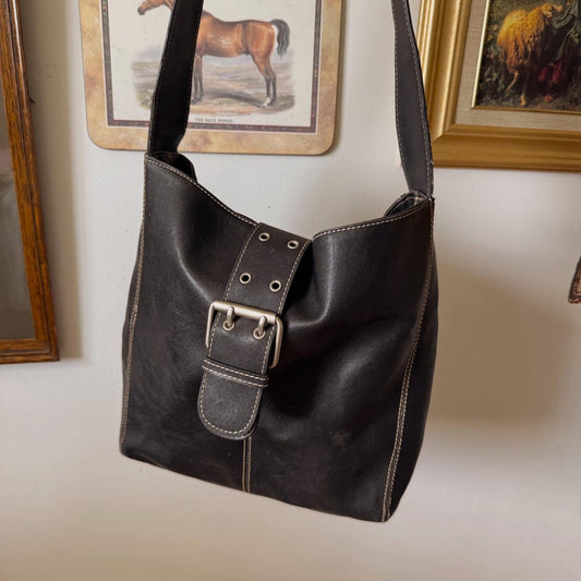 Black buckle bag