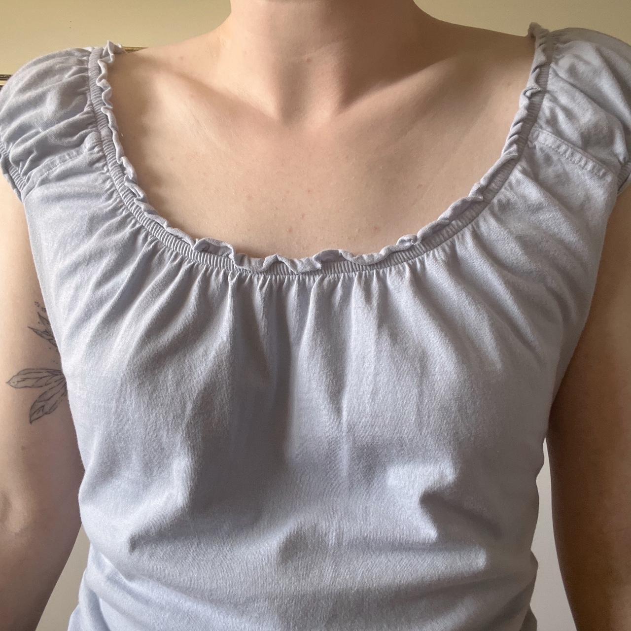 Romantic cloud blue top (M)