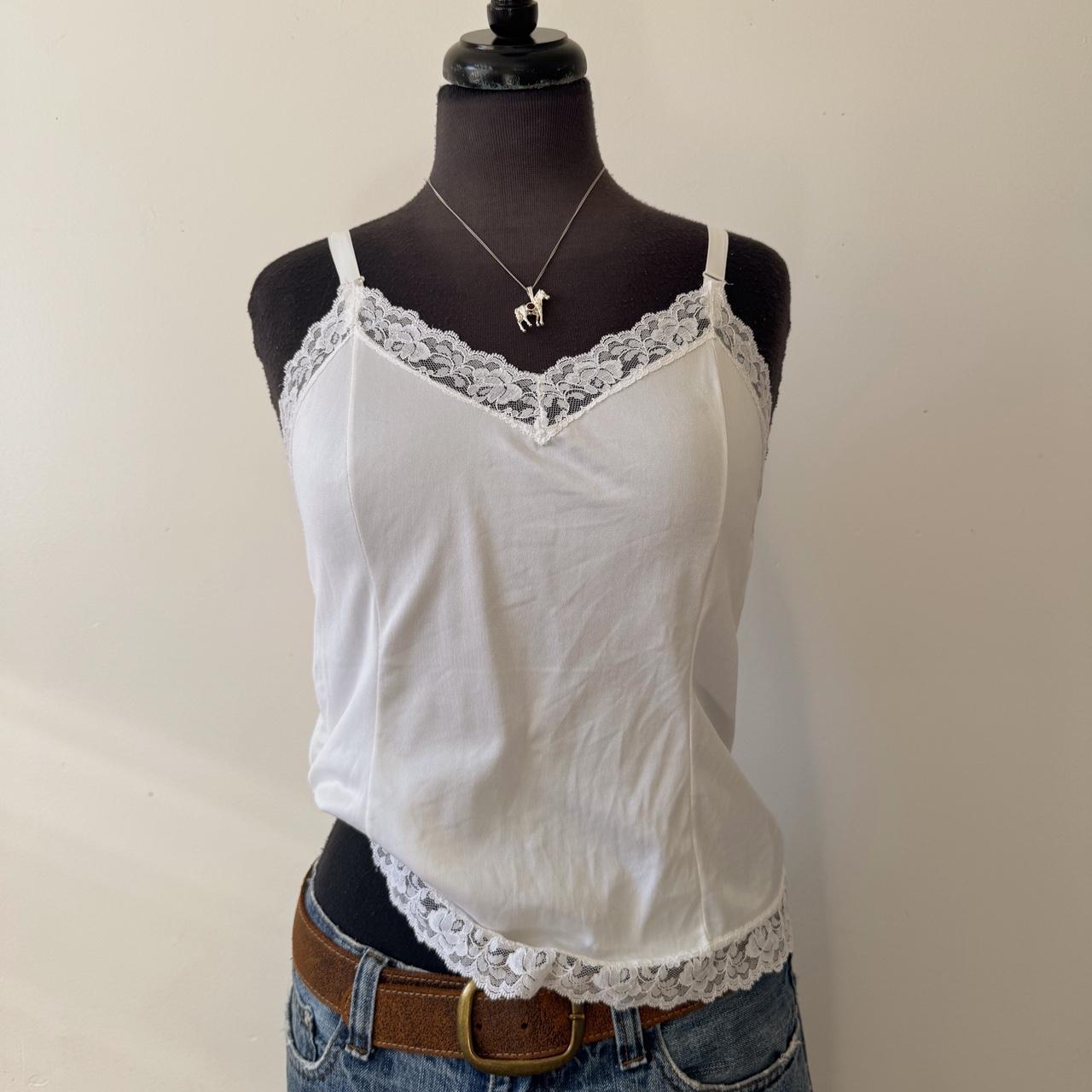 White lace cami top (S)