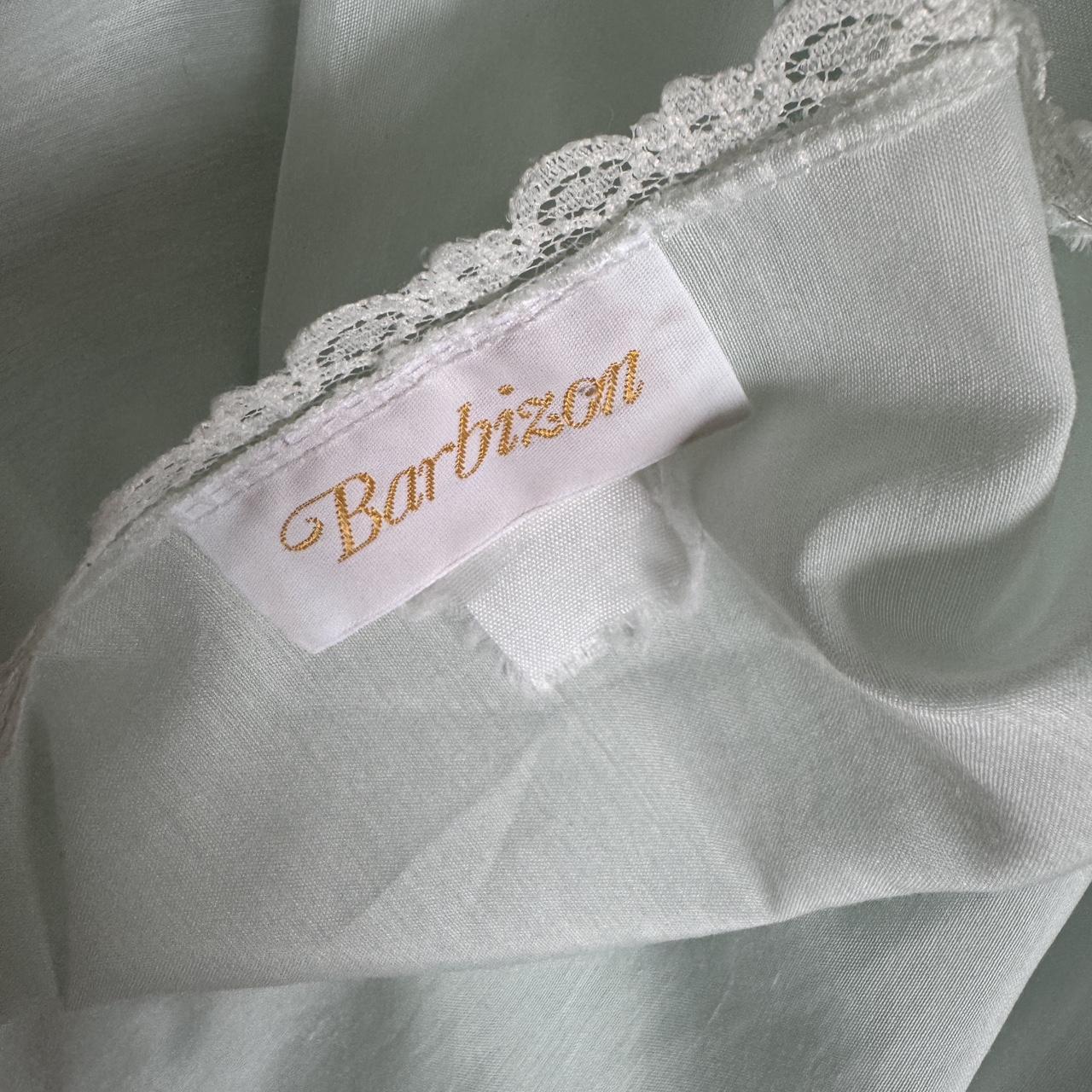 Vintage bow embroidered nightgown (L)