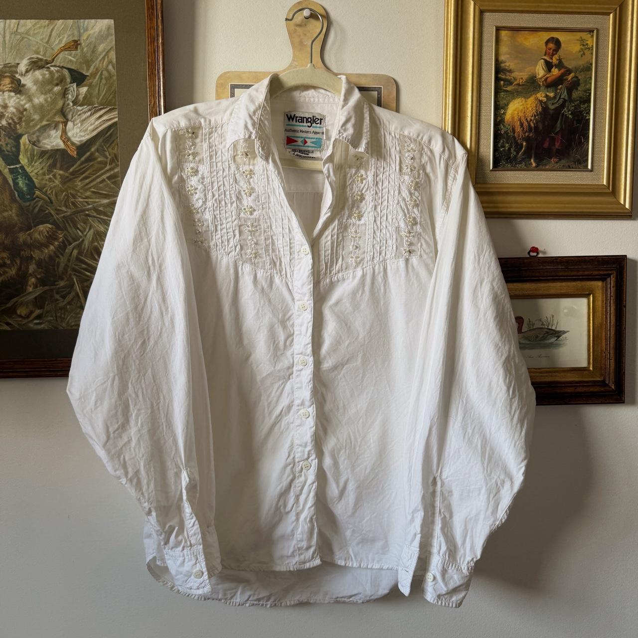 Wrangler vintage embroidered blouse (S)