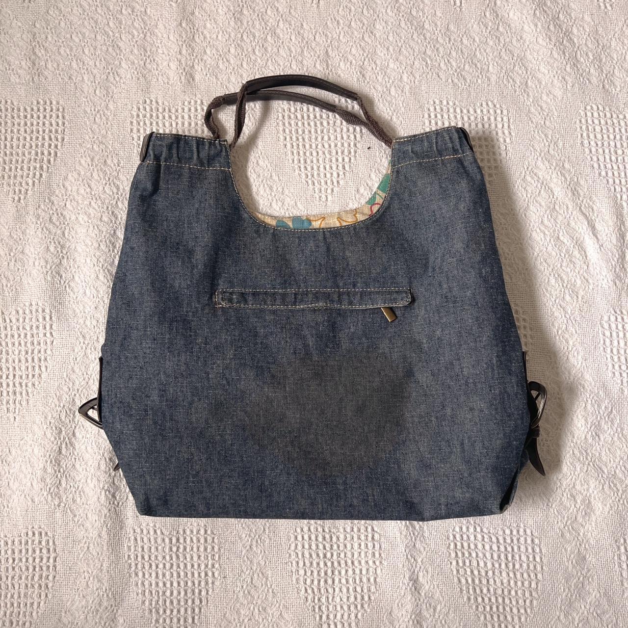 Denim tote bag