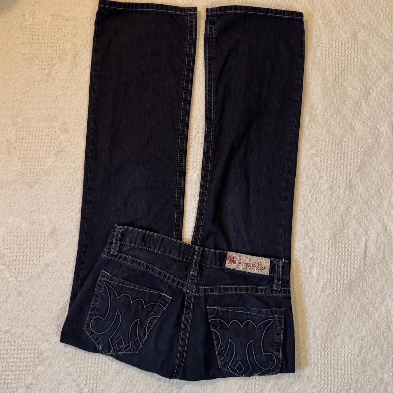 Dark wash y2k jeans (32)