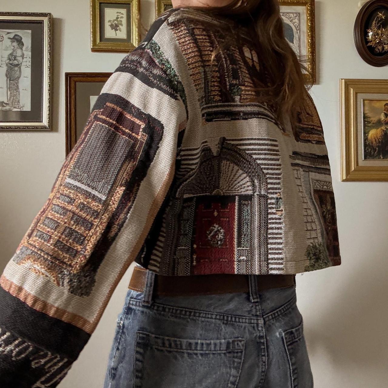 Vintage tapestry sweater (M)