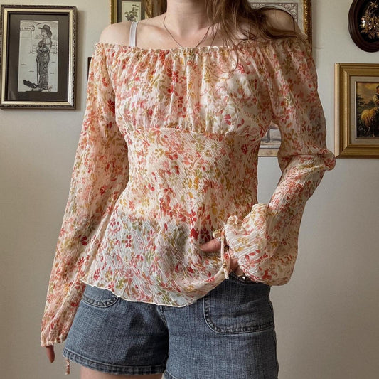 Fairy floral blouse (M)