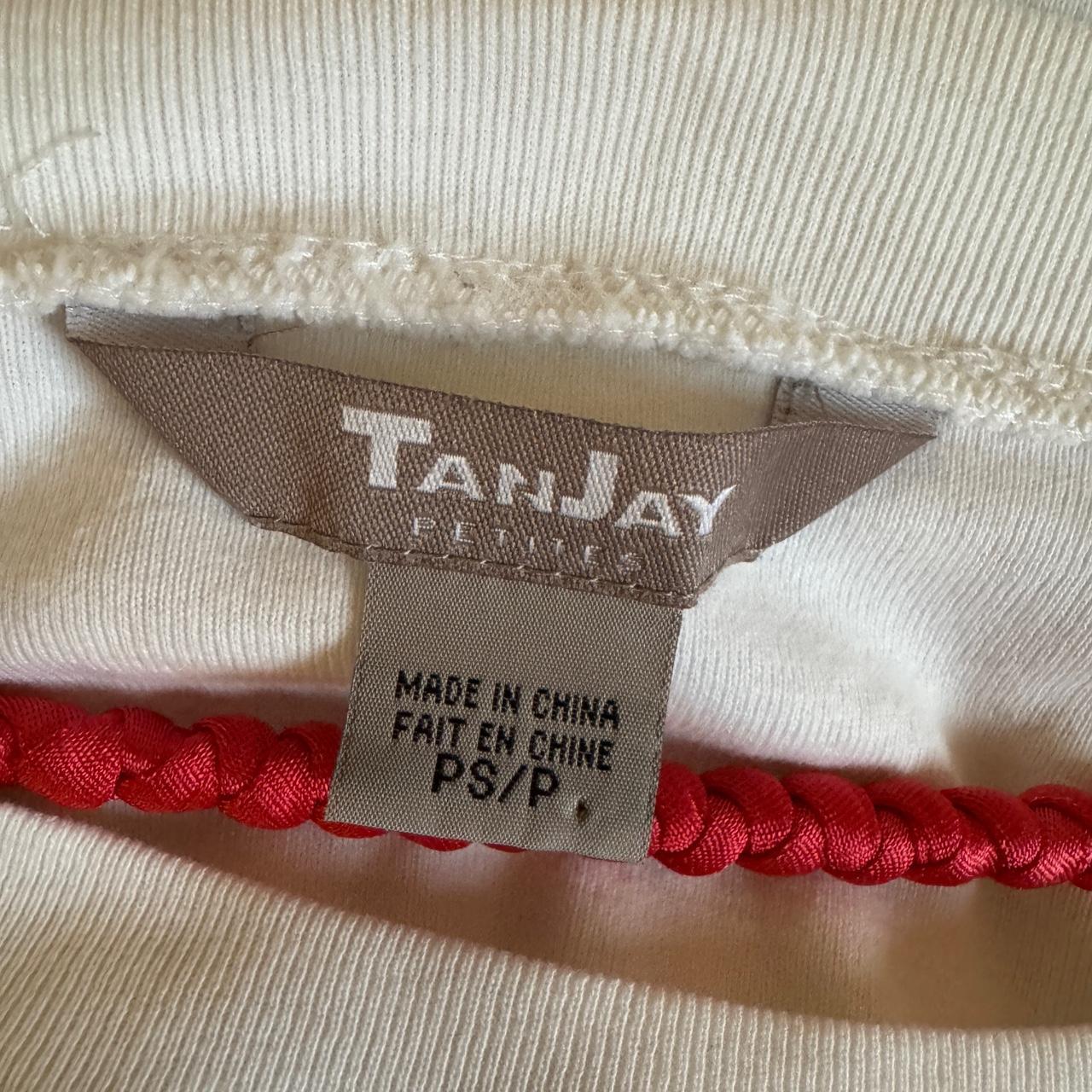 White scoop neck y2k tee (S)