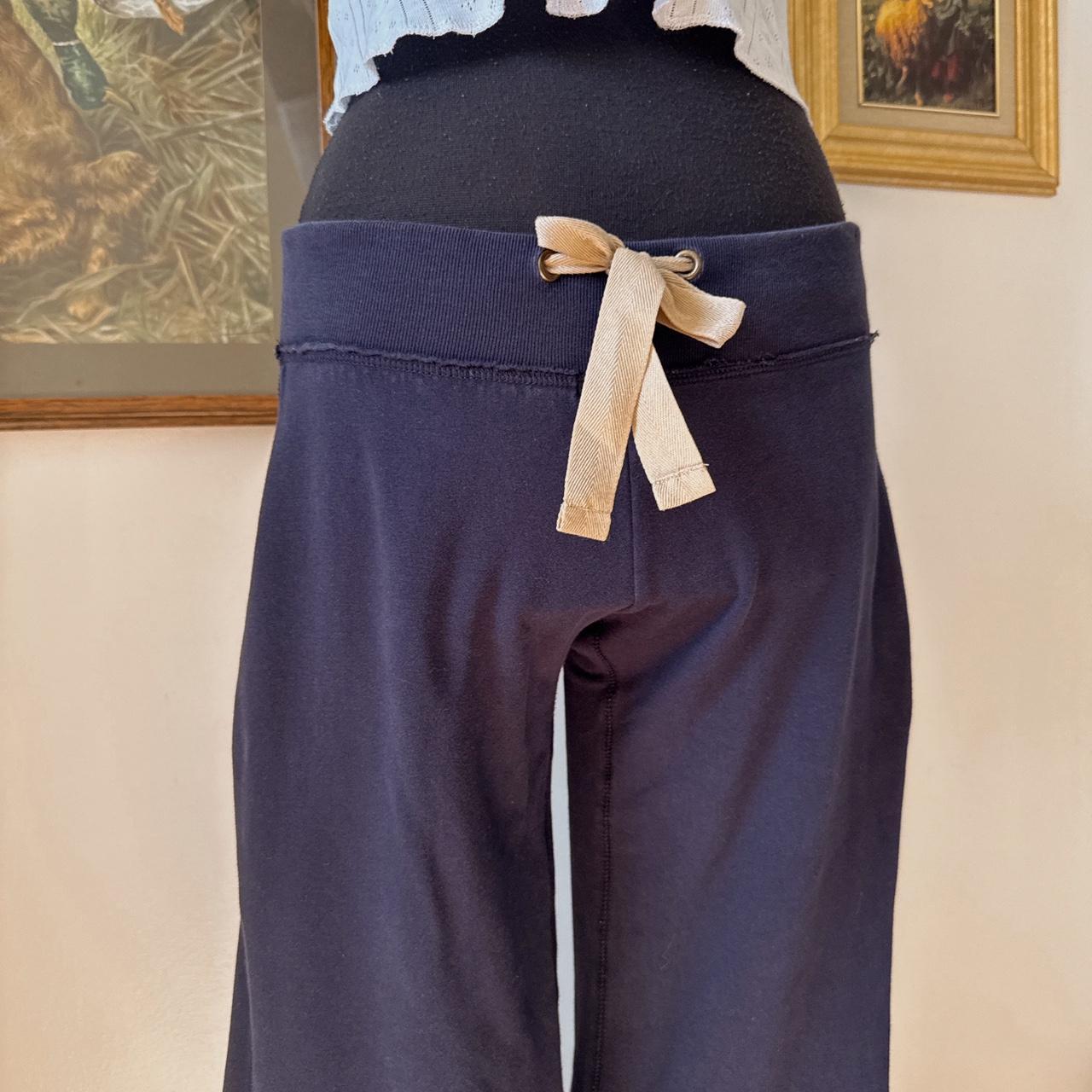 Navy low rise sweatpants (M)