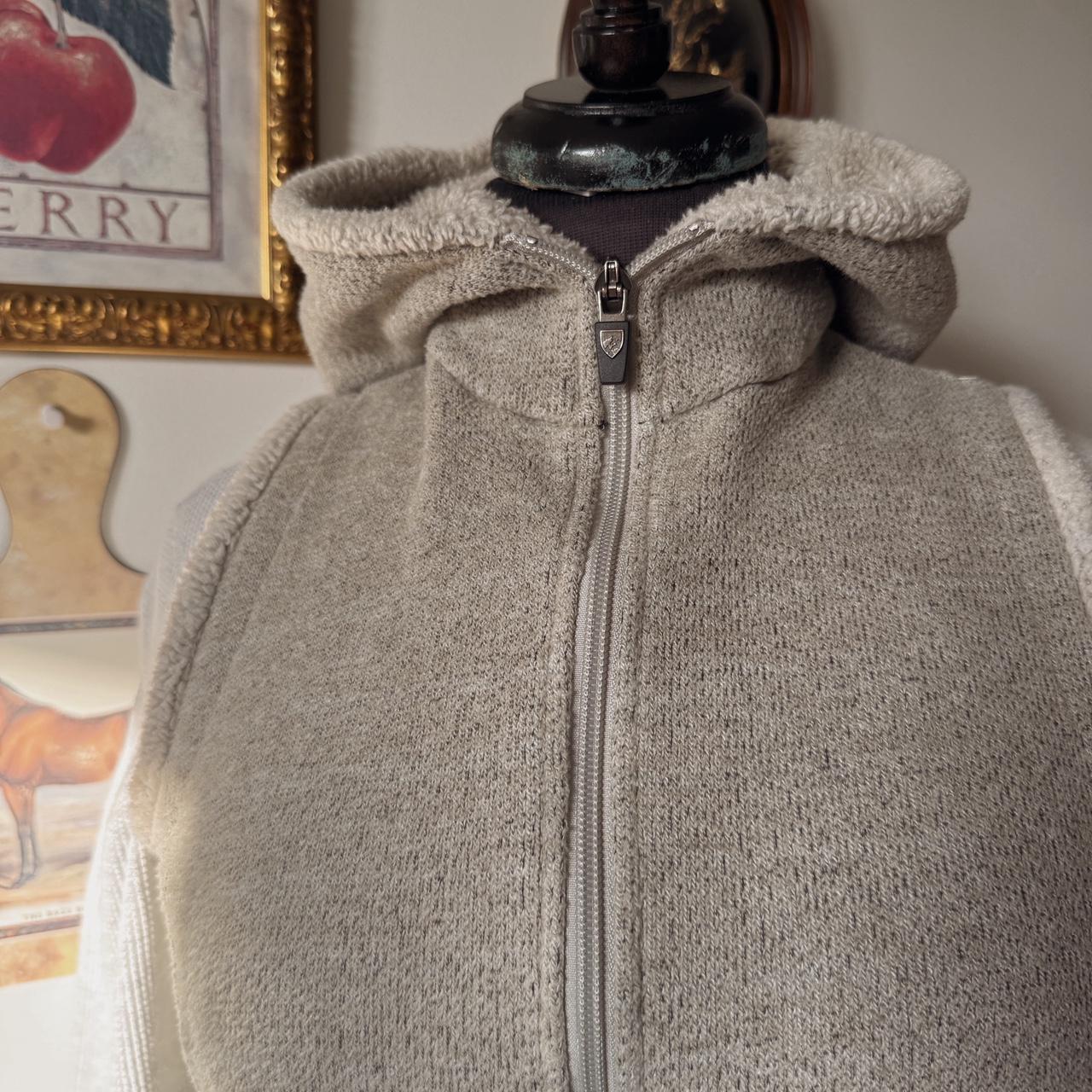 Soft fleece lined zip up vest (S)