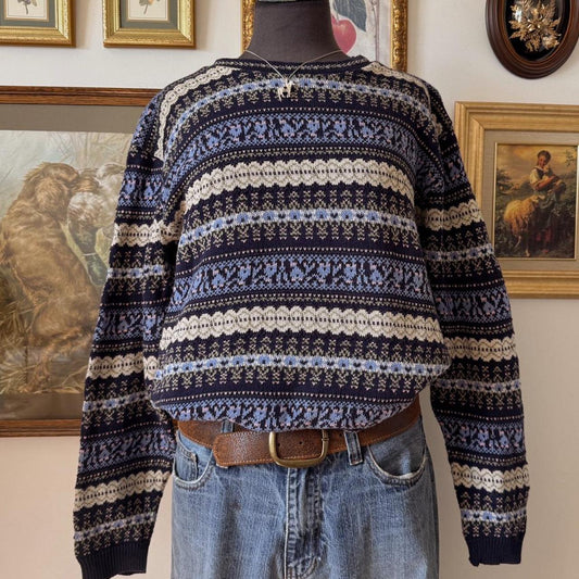 Cottage knit sweater (M)