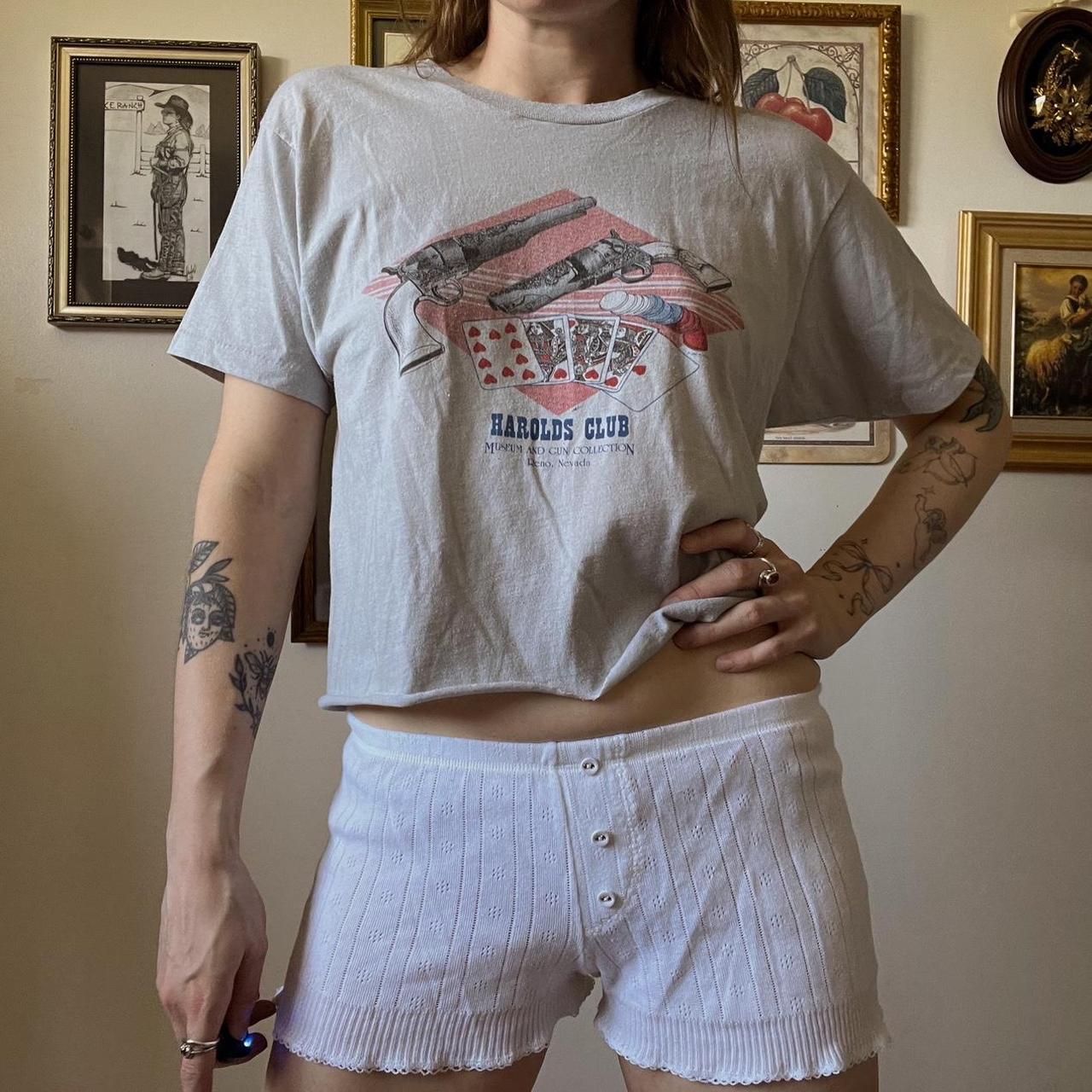 Vintage casino baby tee (M/L)