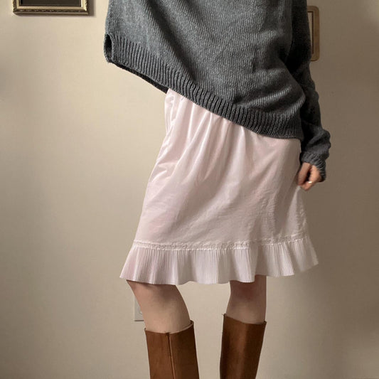 White slip skirt (M)