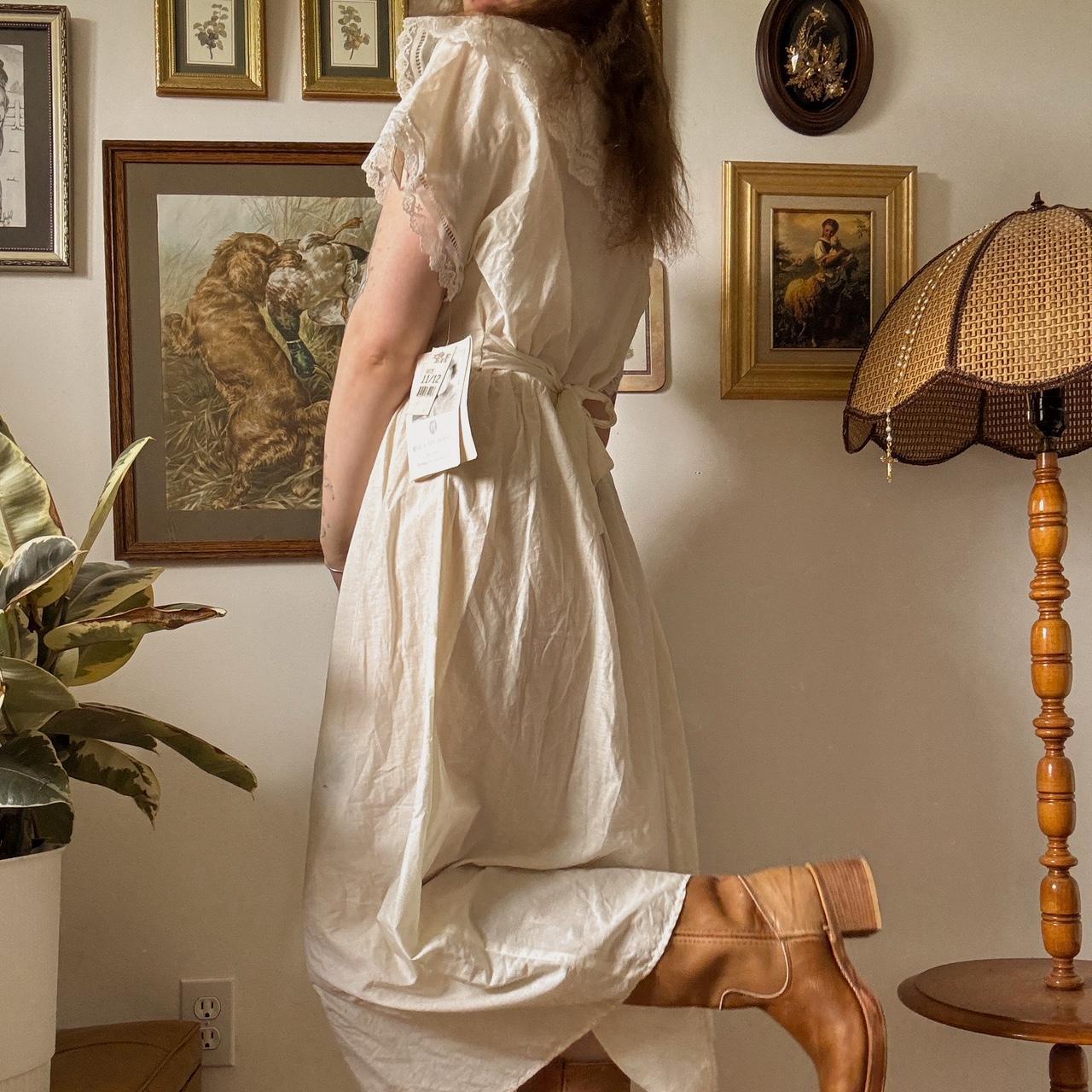 White cottage gunne sax dress (M)