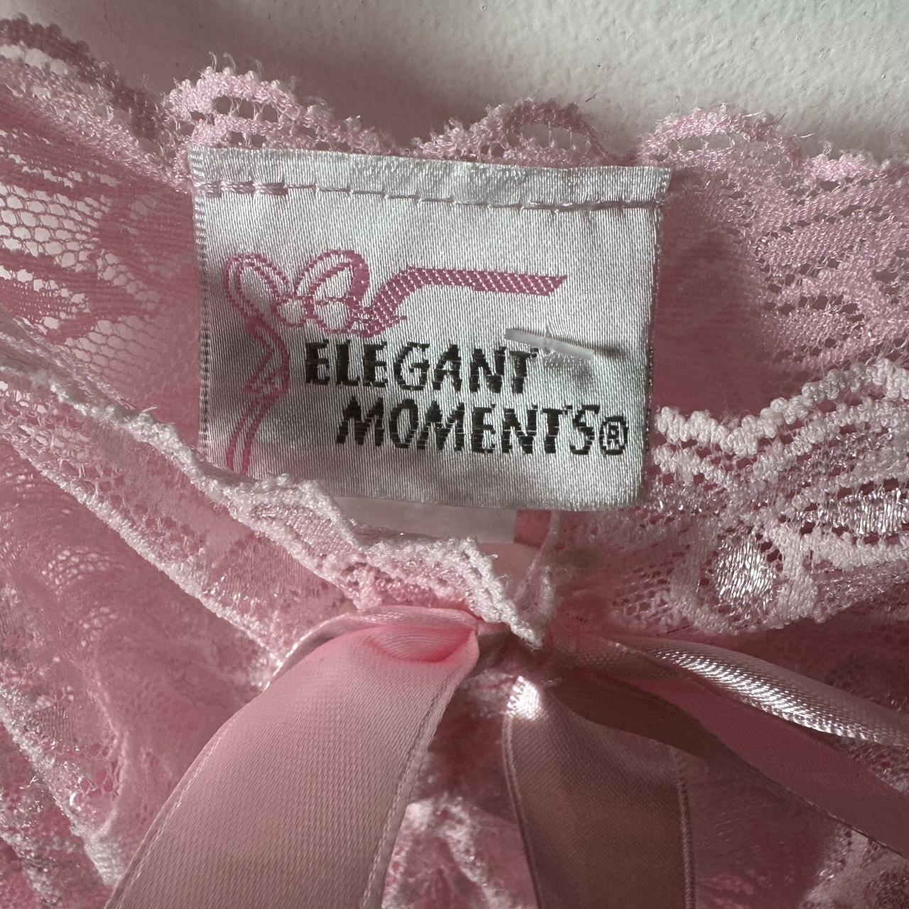 Pink lace babydoll top (S)