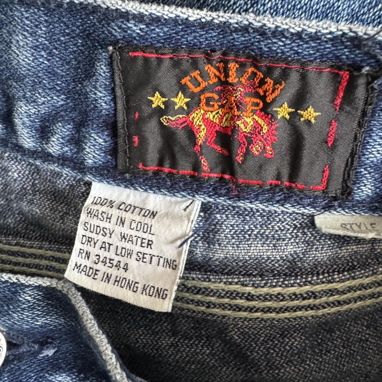 90s union gap wide leg jeans (31")