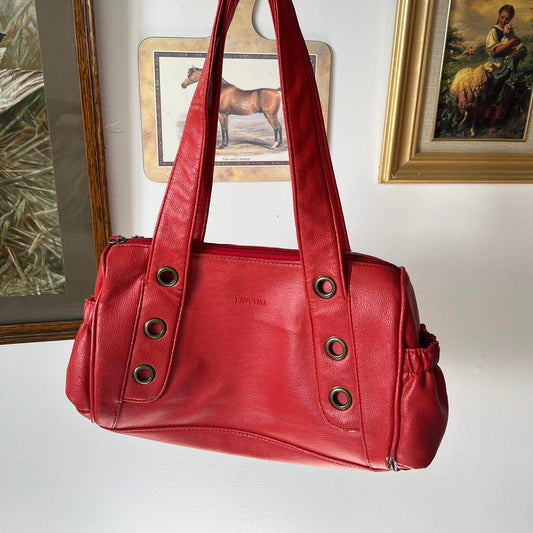 Vintage red shoulder bag