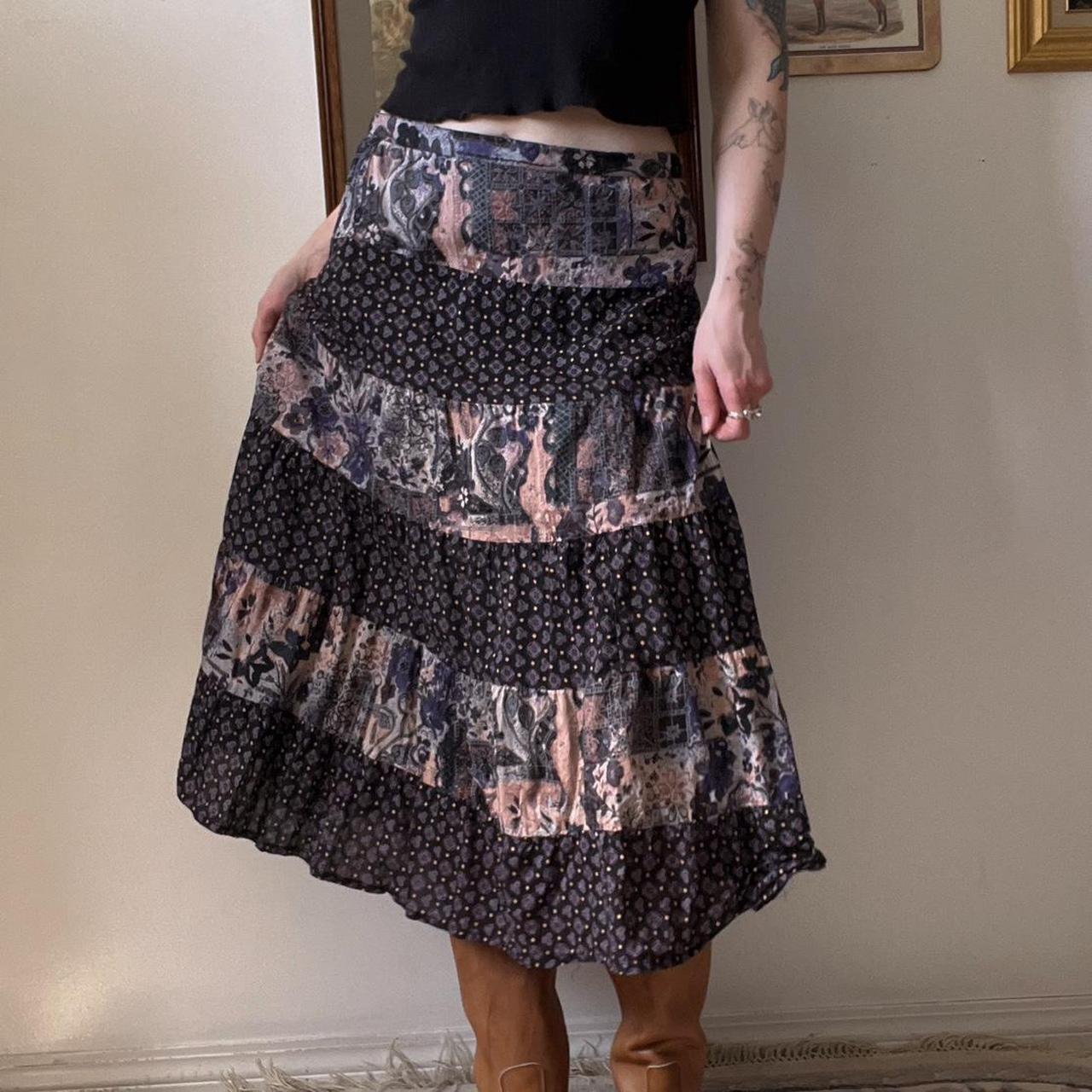 90s boho maxi skirt (31")