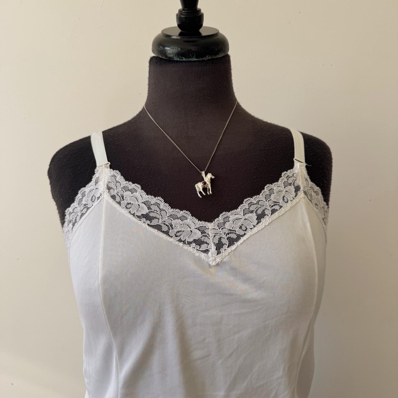 White lace cami top (S)