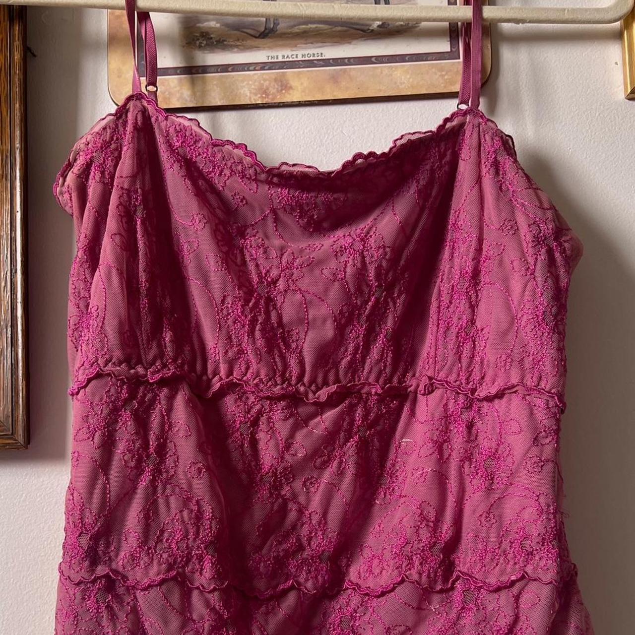 Pink lace fairy cami (S)