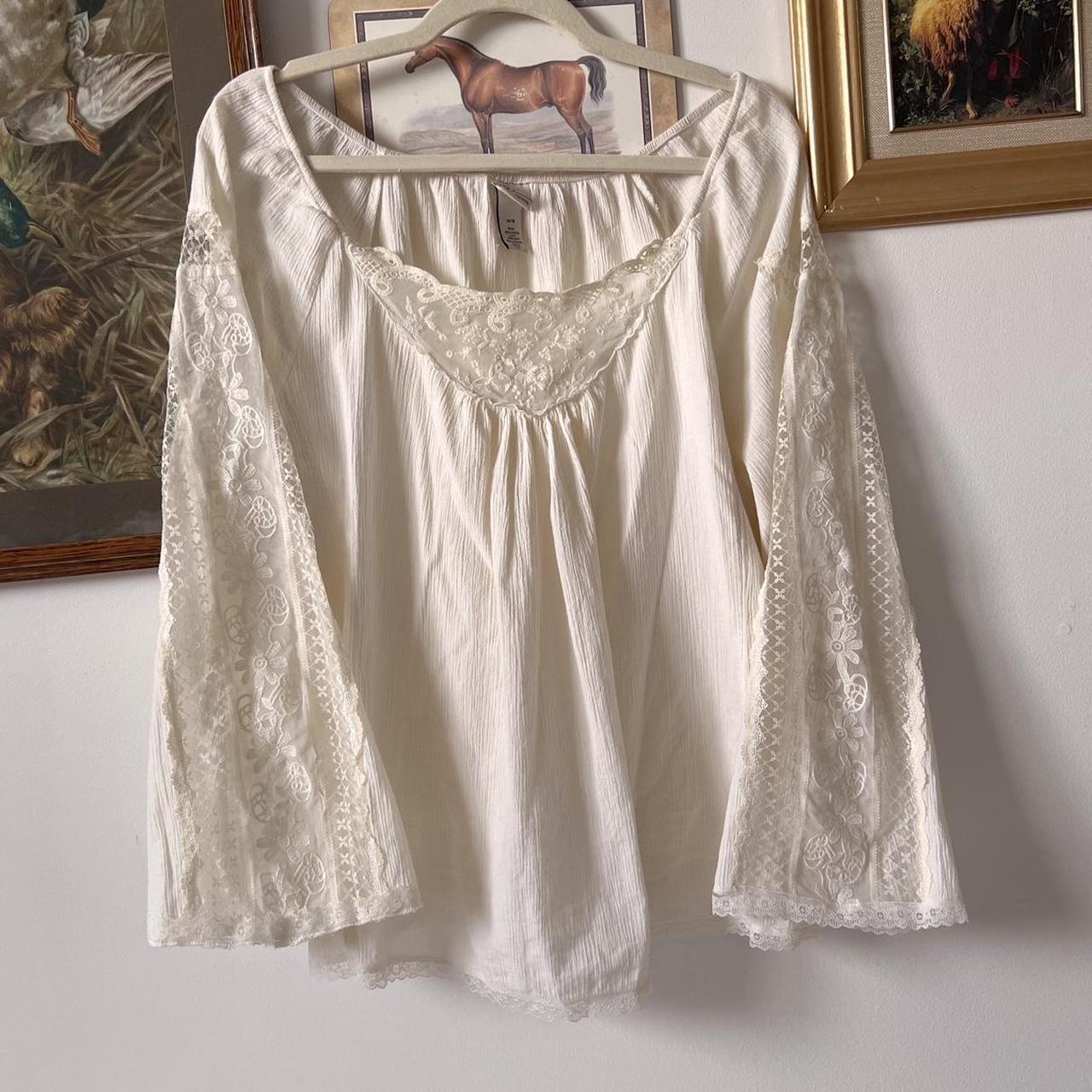 Lace boho fairy blouse (XL)