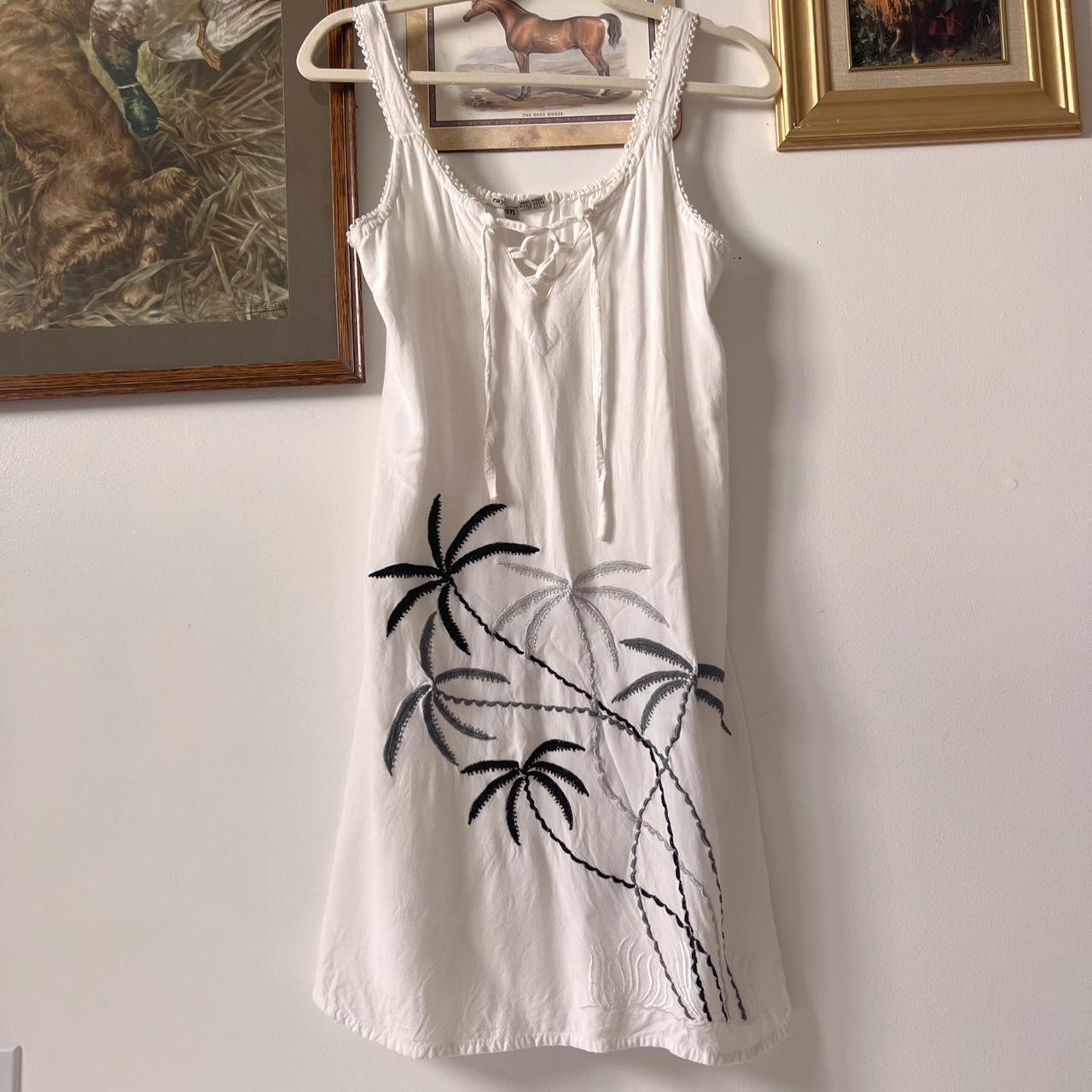 Palm trees mini dress (M)