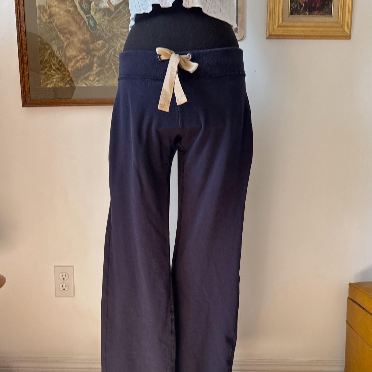Navy low rise sweatpants (M)