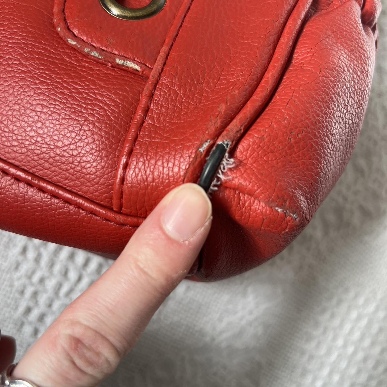 Vintage red shoulder bag