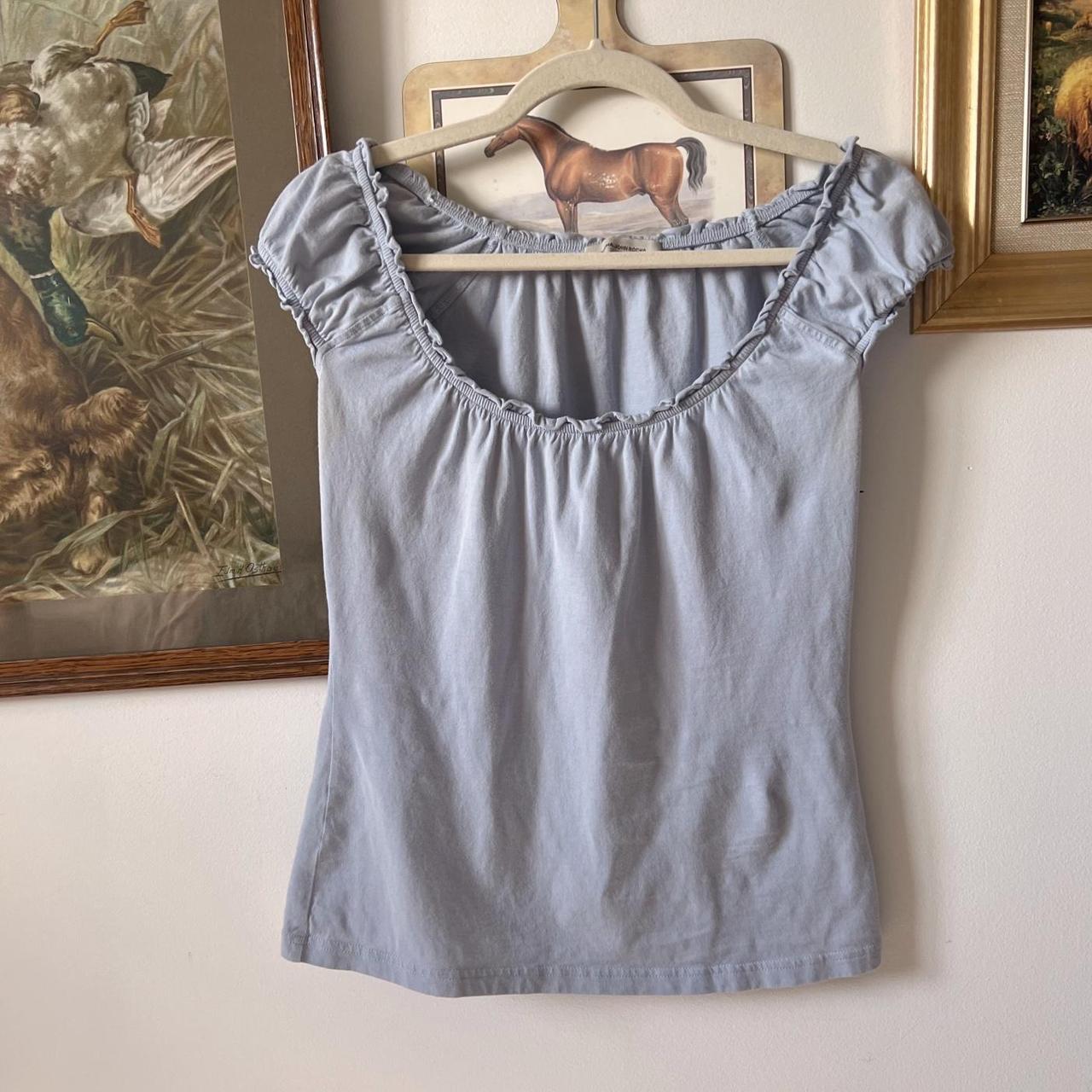 Romantic cloud blue top (M)