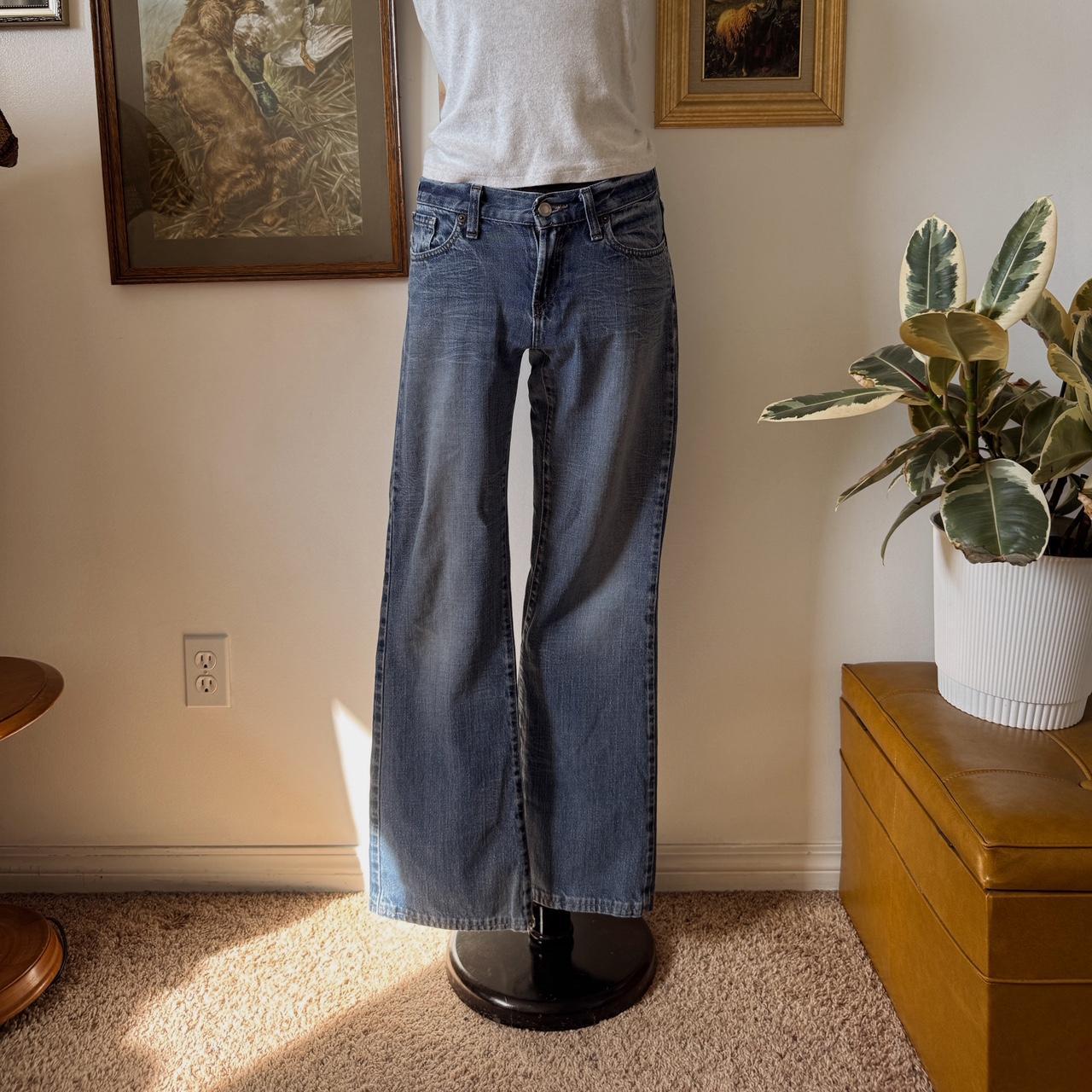 Low rise y2k flare jeans (S)
