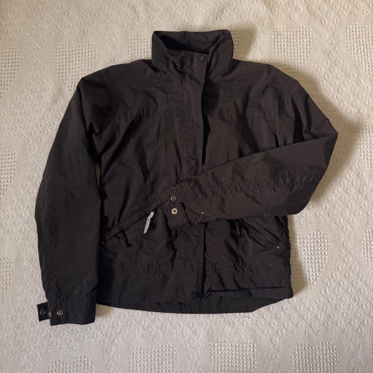 Black funnel neck jacket (S)