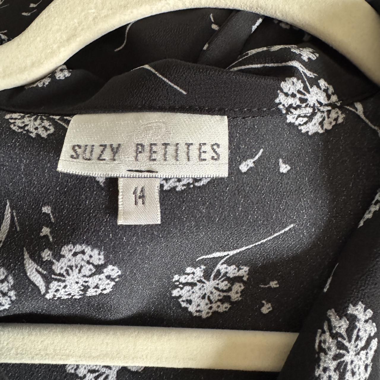 Black floral cottage maxi dress (L)