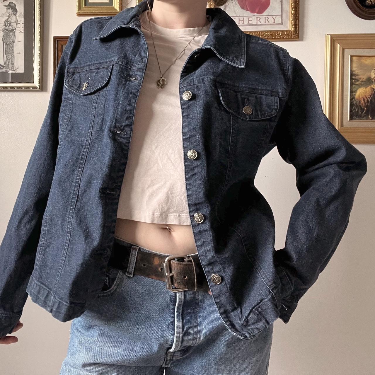 Dark wash denim jacket (M)