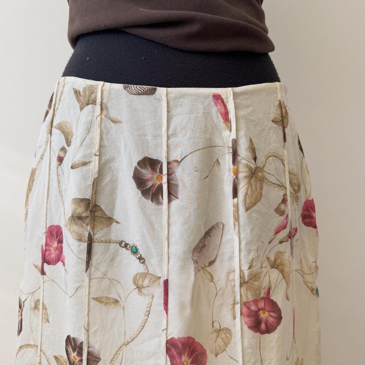 Vintage silk fairy skirt (L)