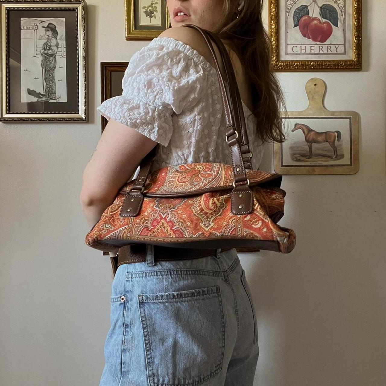 Paisley mini shoulder bag