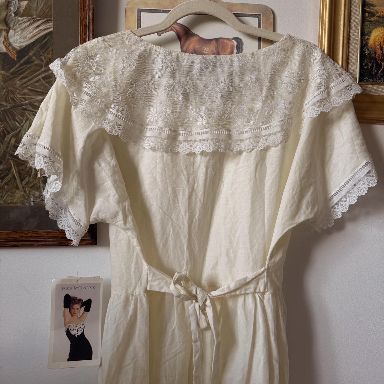 White cottage gunne sax dress (M)