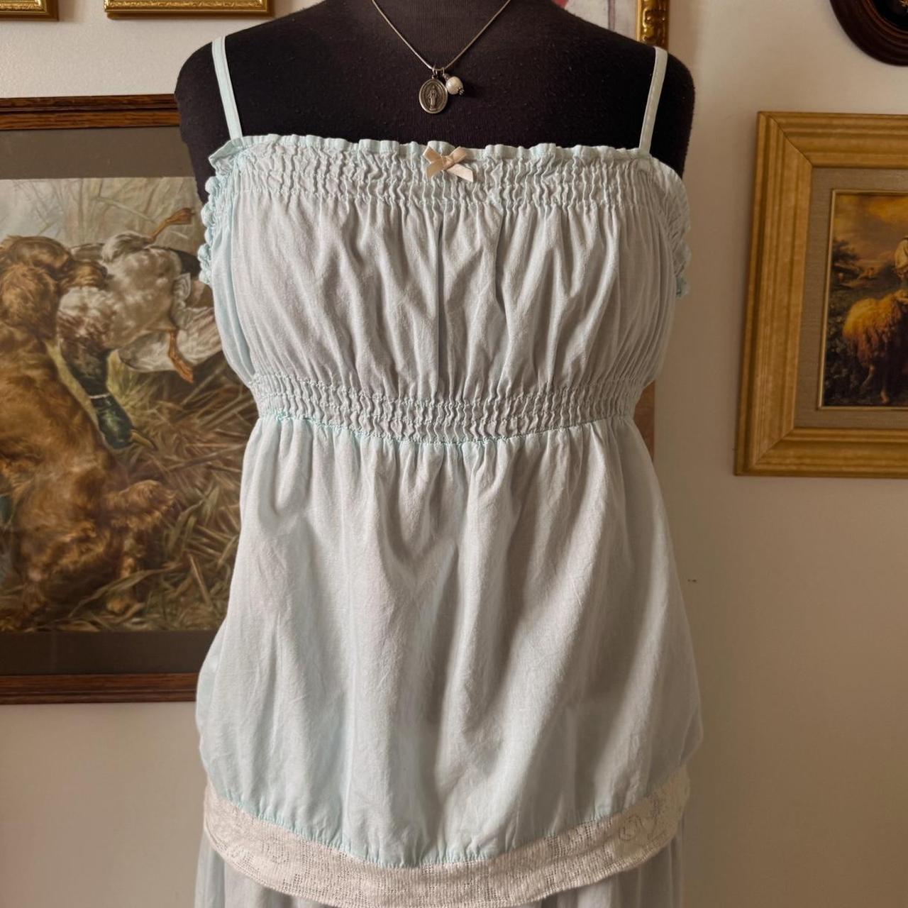 Vintage lace cotton set (L)